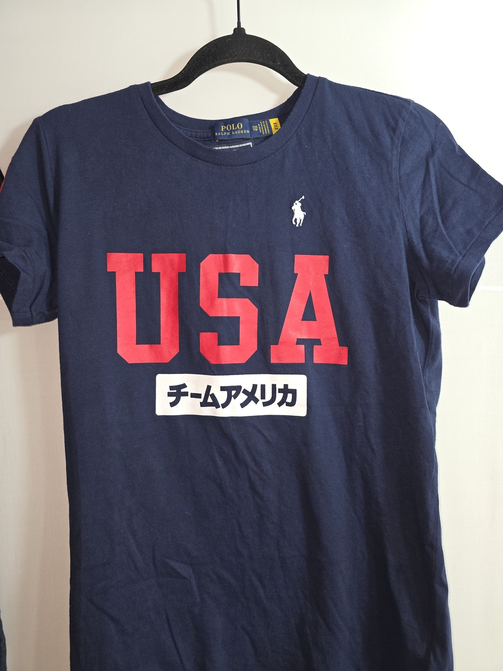 Polo Ralph Lauren Tokyo 2020 Olympics Japanese Script Tee XS EUC